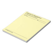 Custom Therapeutic Prescription Note Pad for Docto ノートパッド (回転)