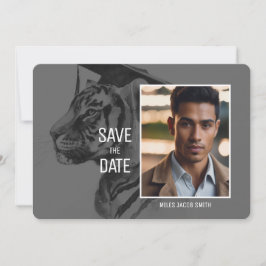 Custom Tiger Graduation Announcement セーブザデート