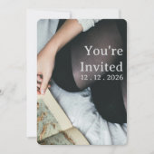 Custom Time and Place Event Invitations 招待状 (正面)