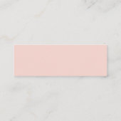 Custom tiny business logo simple modern minimalist スキニー名刺 (裏面)