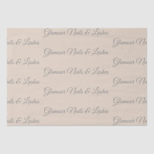 Custom Tissue Paper for Beauty Packaging 薄葉紙 (正面)