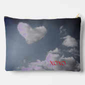 CUSTOM TOILETRY BAGS TWIN ANGELS WITH CLOUDS アクセサリーポーチ (裏面)