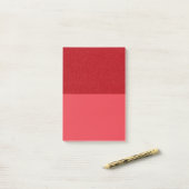 Custom Tomato Red Glitter Block Notes ポストイット (デスク上)