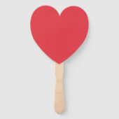 Custom Tomato Red Heart Fan – Bulk Set of 10 ハンドファン (裏面)