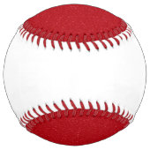 Custom Tomato Red Noise Effect Softball ソフトボール (裏面)