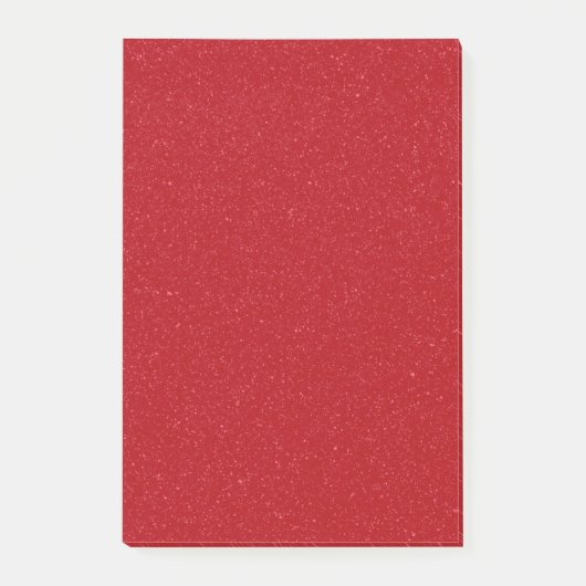 Custom Tomato Red Speckle Sticky Post-It Notes ポストイット (正面)