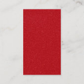 Custom Tomato Red Splash Bulk Flat Place Cards プレイスカード (裏面)