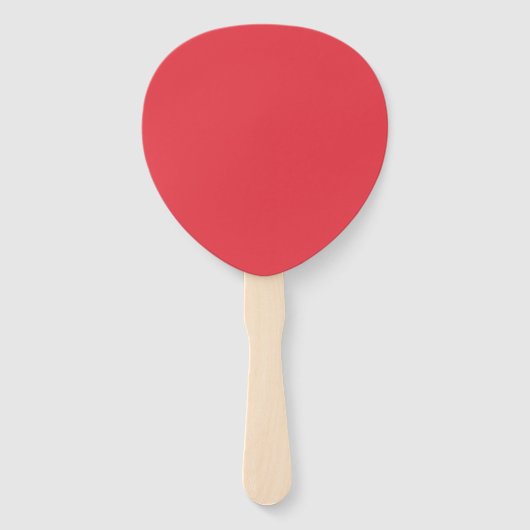 Custom Tomato Red Splash Paddle Fans (Set of 10) ハンドファン (裏面)