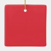 Custom Tomato Red Splatter Ornament セラミックオーナメント (裏面)