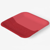 Custom Tomato Red Split Paper Plates ペーパープレート (傾斜あり)