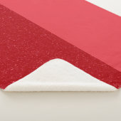 Custom Tomato Red Split Sherpa Blanket シェルパブランケット (3/4)