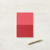 Custom Tomato Red Split Sticky Post-It Notes ポストイット (デスク上)