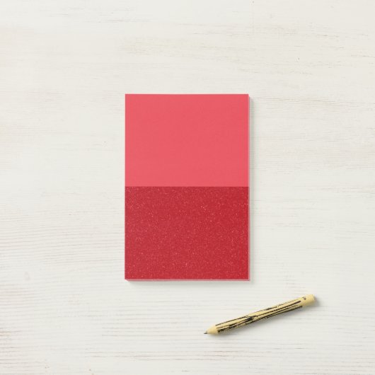 Custom Tomato Red Split Sticky Post-It Notes ポストイット (デスク上)