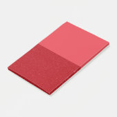 Custom Tomato Red Split Sticky Post-It Notes ポストイット (アングル)