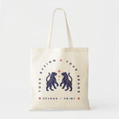 Custom Tote Bag | Your Personalized Design Upload トートバッグ (正面)