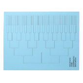 Custom tournament draw template for 64 players ノートパッド (正面)