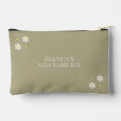 Custom Travel Gift for Women Personalized Daisy アクセサリーポーチ (裏面)