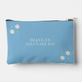 Custom Travel Gift for Women Personalized Daisy アクセサリーポーチ (裏面)