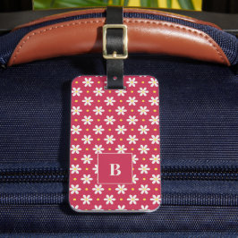 Custom Travel Gift for Women Personalized Daisy ラゲッジタグ