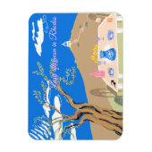 Custom Travel Greek afternoon olive tree scenery  マグネット (縦)