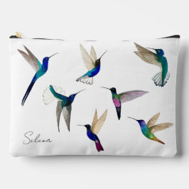 Custom Tropical Hummingbirds  アクセサリーポーチ