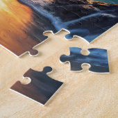 Custom Tropical Sunset Cliffs – Vibrant Coastal ジグソーパズル (側面)