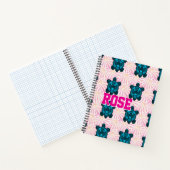 Custom Tropical Turtle Floral Pattern Seamless  ノートブック (内部)