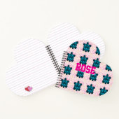 Custom Tropical Turtle Floral Pattern Seamless  ノートブック (内部)