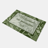 Custom Tropical Welcome Mat ドアマット (アングル)