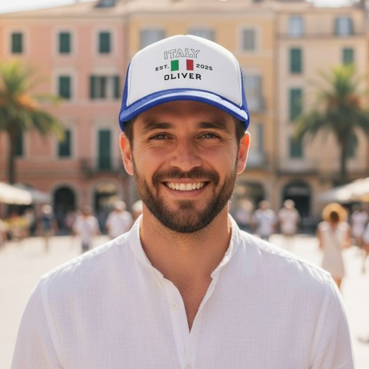  Custom Trucker Cap for Italy Fans, Personalized  キャップ