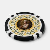 Custom Tulip Themed Girl Birthday Party ポーカーチップ (シングル)