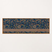 CUSTOM Tumeric + Ginger Swirl Motif Yoga Mat ヨガマット (正面(横))