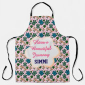 Custom turtle pattern  エプロン (正面)