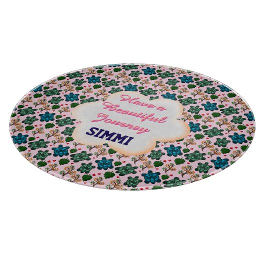 Custom turtle pattern  カッティングボード (角)