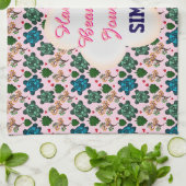 Custom turtle pattern  キッチンタオル (折り畳み)