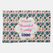 Custom turtle pattern  キッチンタオル (横)