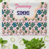 Custom turtle pattern  キッチンタオル (折り畳み)