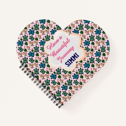 Custom turtle pattern  ノートブック (正面)