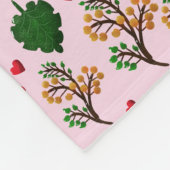 Custom turtle pattern  フリースブランケット (角)