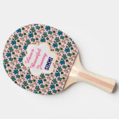 Custom turtle pattern  卓球ラケット (横)