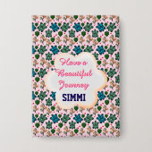 Custom turtle pattern  缶バッジ (正面)