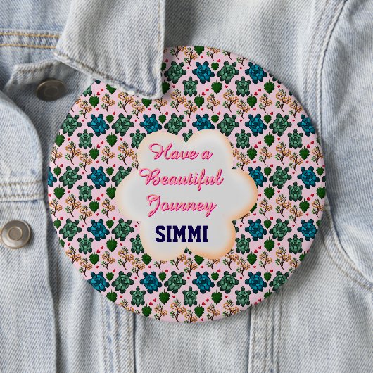 Custom turtle pattern  缶バッジ (インサイチュ)