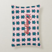 Custom turtle pattern Sherpa Blanket アクセントクッション (正面(垂直))