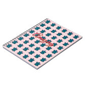 Custom turtle pattern Sherpa Blanket ノートブック (左側)