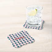 Custom turtle pattern Sherpa Blanket ペーパーコースター (インサイチュ)