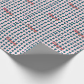 Custom turtle pattern Sherpa Blanket ラッピングペーパー (角)