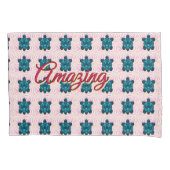 Custom turtle pattern Sherpa Blanket 枕カバー (正面)