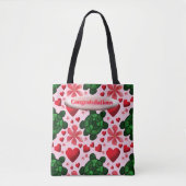 Custom turtle pattern  wrapping paper トートバッグ (正面)