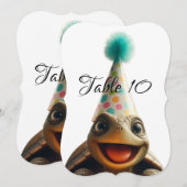 Custom Turtle Table Place Cards,  (正面/裏面)