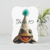 Custom Turtle Table Place Cards,  (スタンド正面)